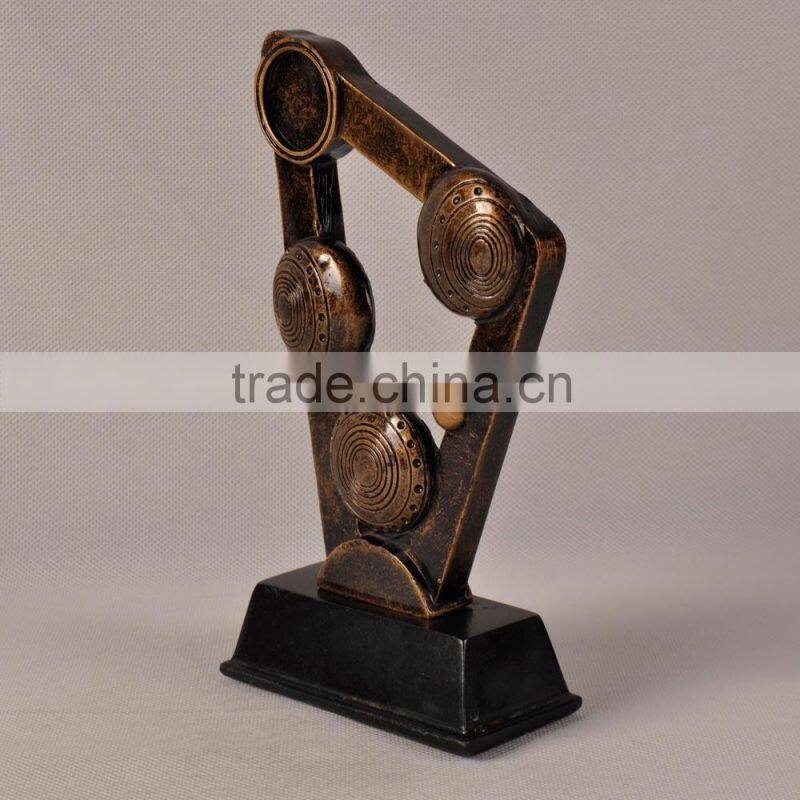 New custom resin trophy cup for wholesale
