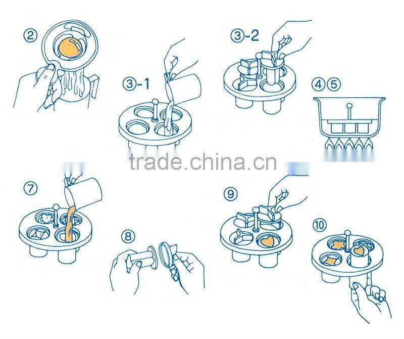 boiled egg molds boiler cooker hatching machine holder japanese kitchenware cooking utensils kids obento lunch box tools 20007