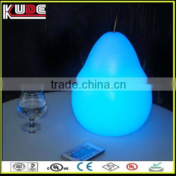 rechargeable led table lamps/led pear shaped lamp