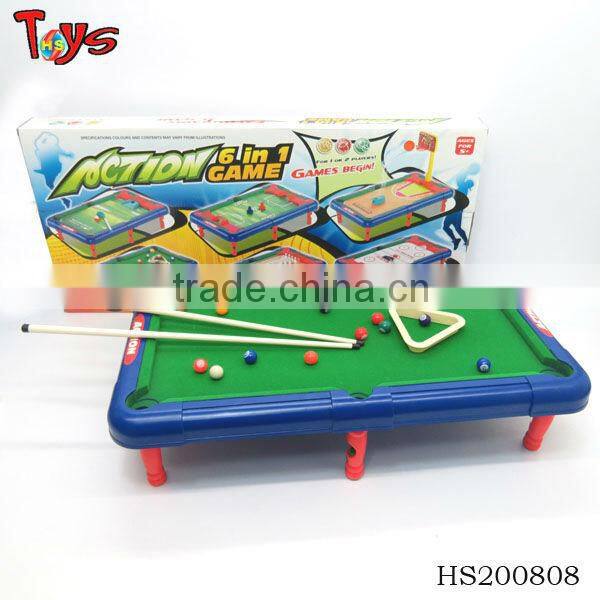 Popular 6 in 1 Snooker Table Child Toy