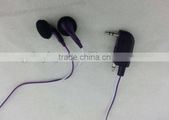 One time use aviation earphones for airplane headphones