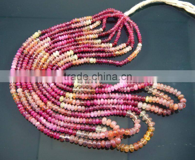 Natural Umba sapphire Rondelles Beads
