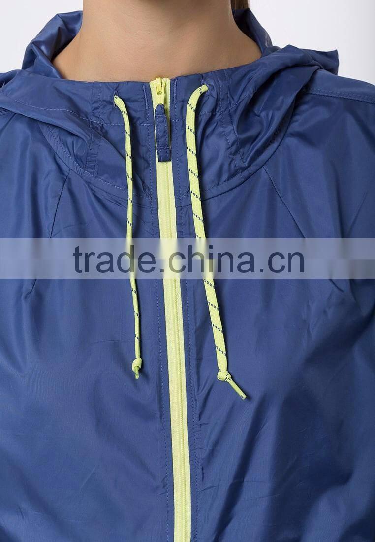 Ramax Custom Women Plain Lightweight Outdoor Windbreaker Track Jackets