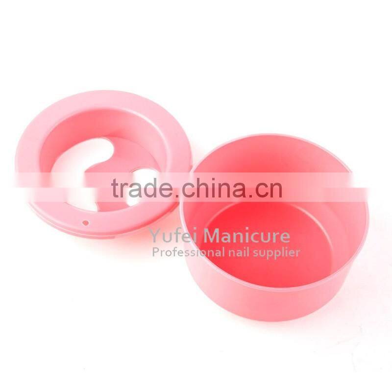 Plastic bowl for nail beauty