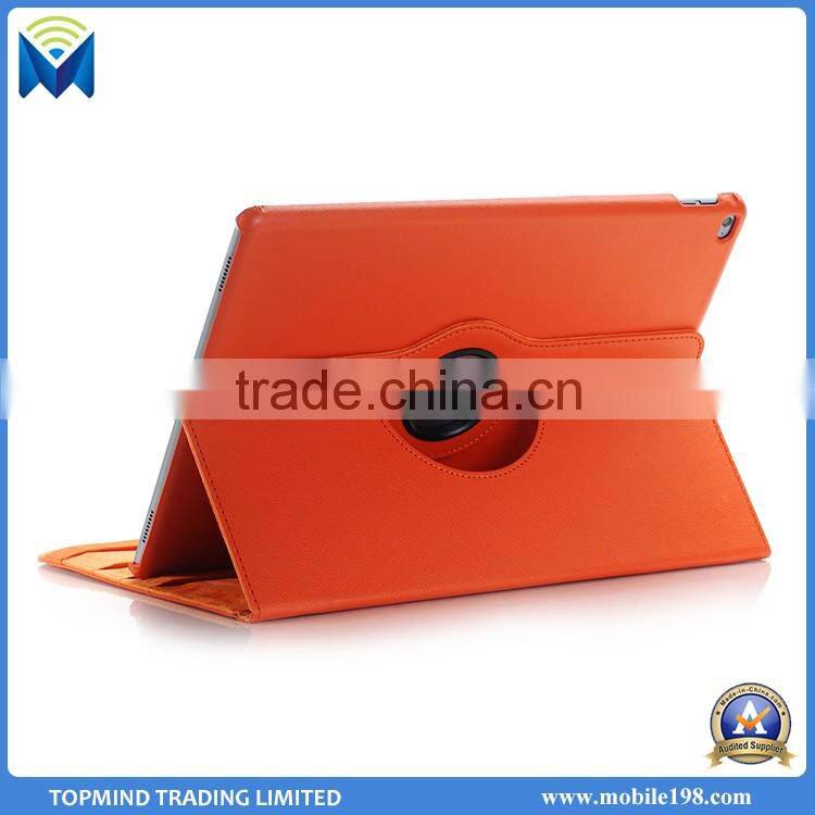 360 Degree Rotation Lichi Stria PU Leather Case for iPad Pro 12.9" inch