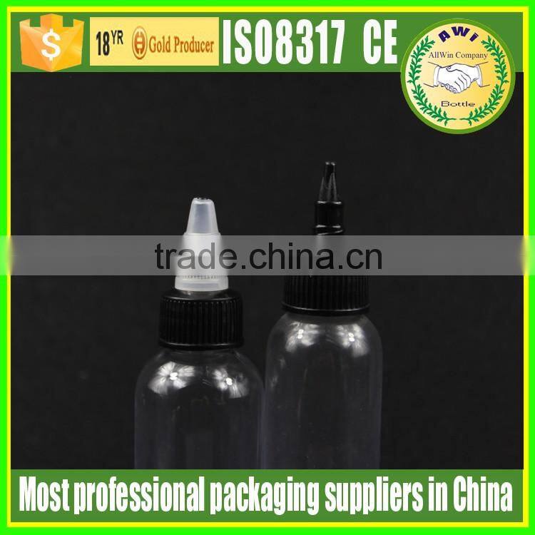 PET Nozzle Twist Cap Plastic Bottle colored sand bottle 60ml