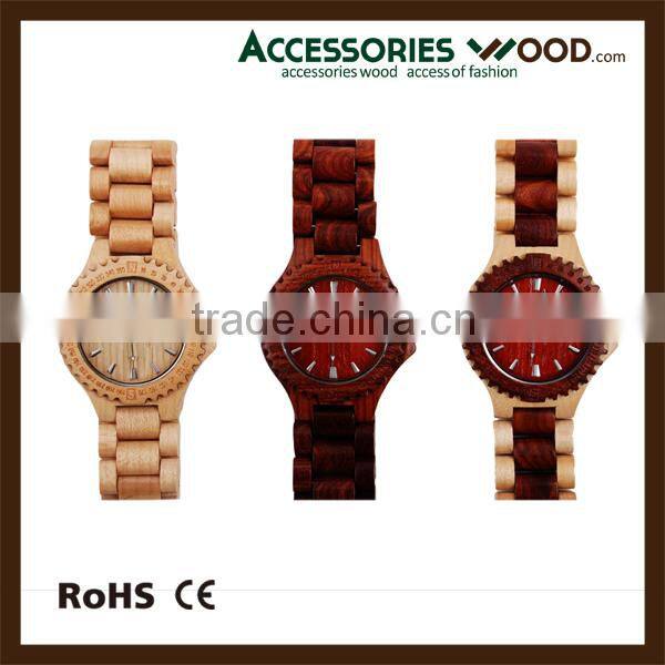 high quality bamboo watch japan movement quartz wood watch men watches