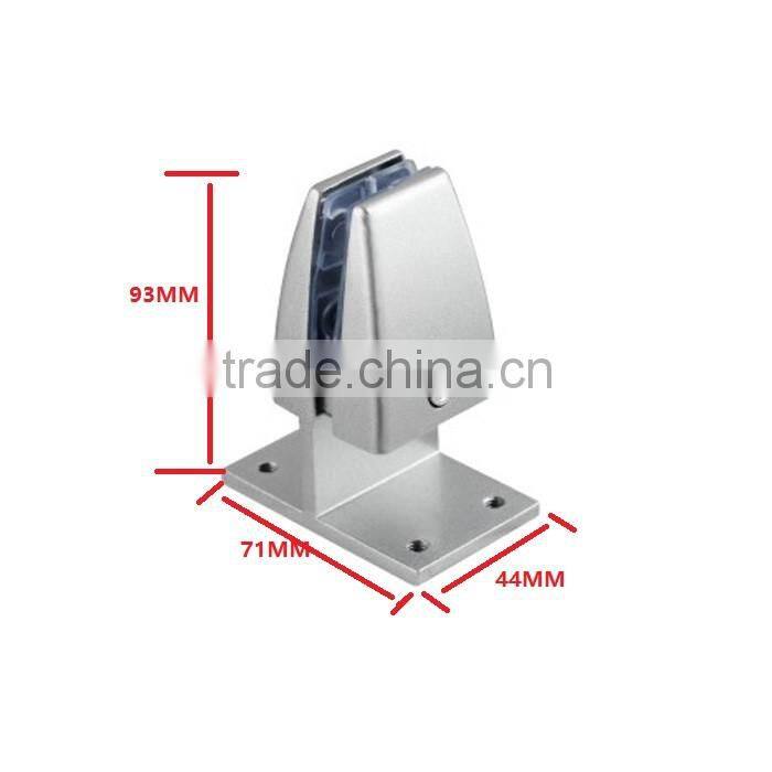 Double edge aluminum office partition clip