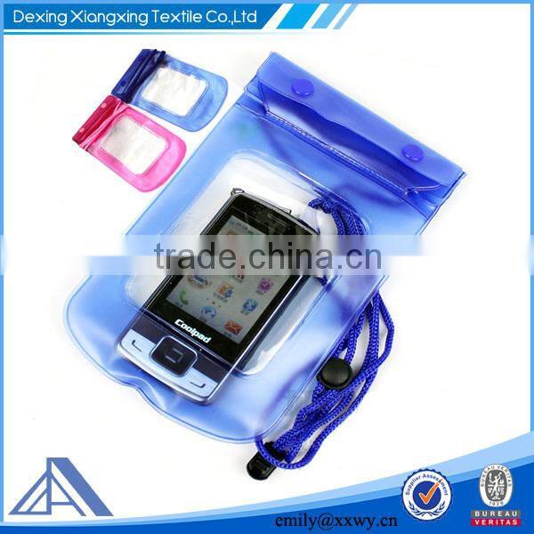 Waterproof Beach Pouch with lanyard for Cell Phone