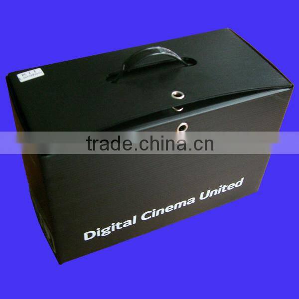 Black Antistatic corrugated pp box ,correx box ,pp hollow sheet box