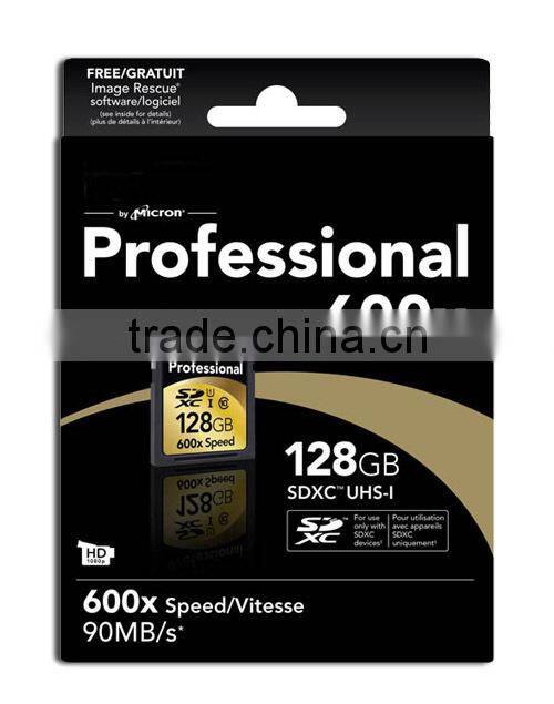 Wholesale Original 600x 32GB 64GB 128GB 256GB SDXC SD Card 100% Full Capacity CCTV Camera SD Card