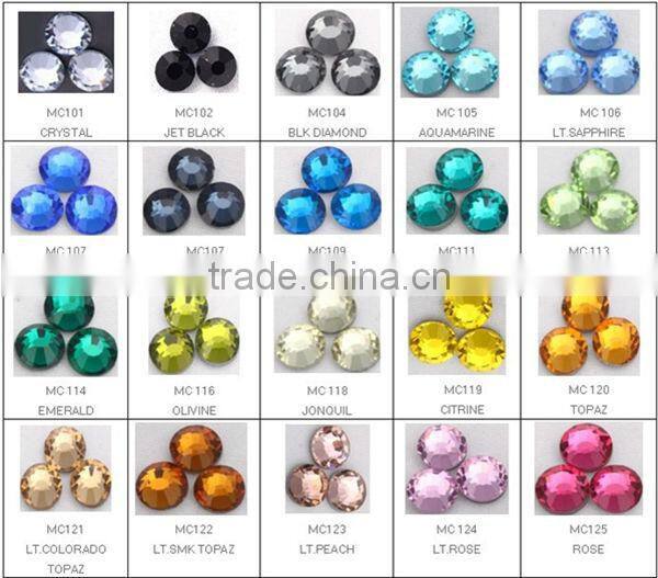 5A Schwan PP rhinestone hotsale topaz color