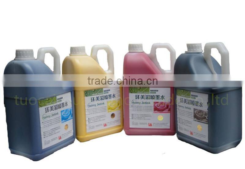 cheap price 6 colors Allwin JHF Liyu konica 512 solvent ink