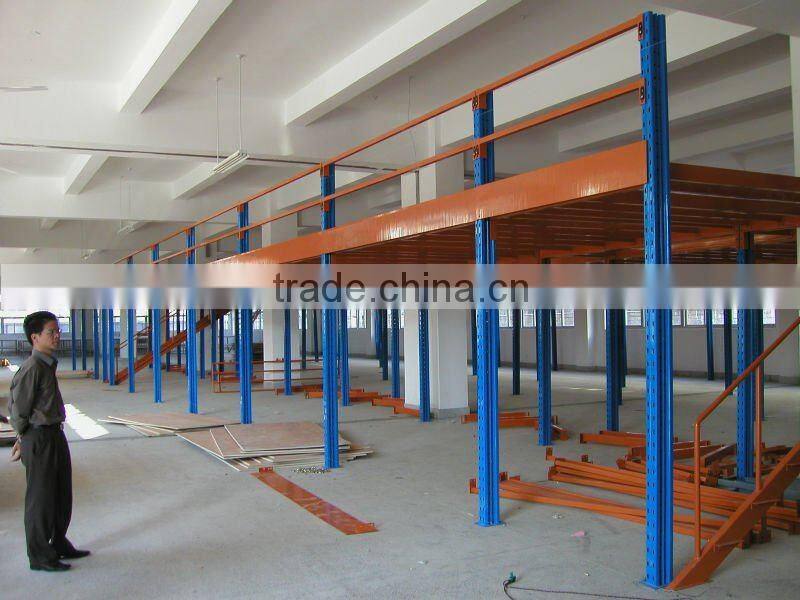 Storage mezzanine floor shelve