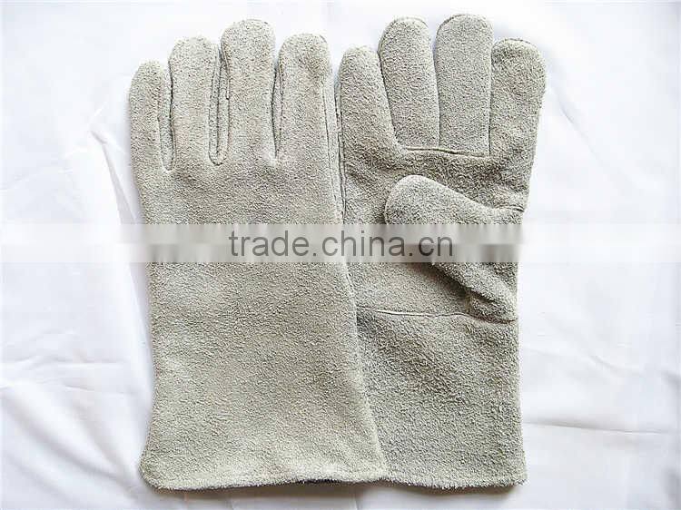 Heat Resistant Cow Split Leather Welder Gloves