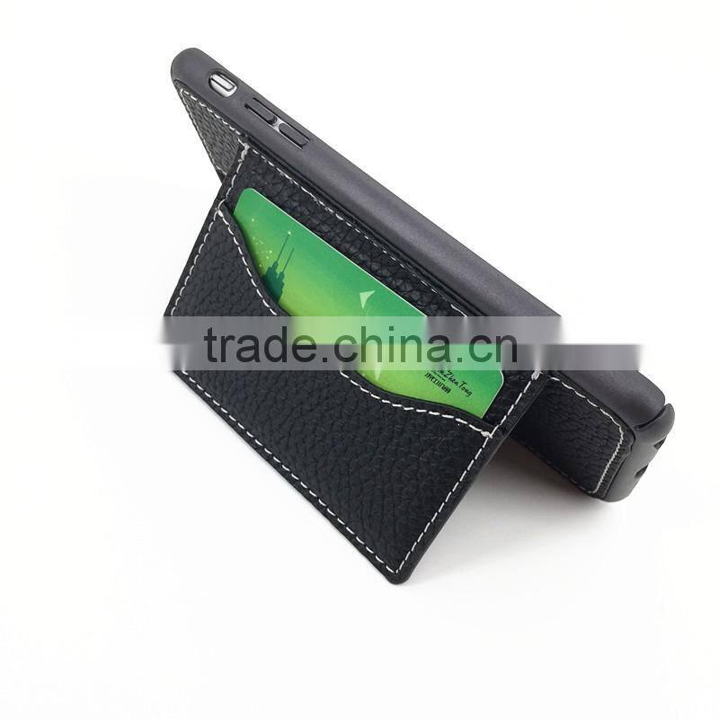 New products business type cellphone PU TPU leather phone case with card slot for iphone 7/7S