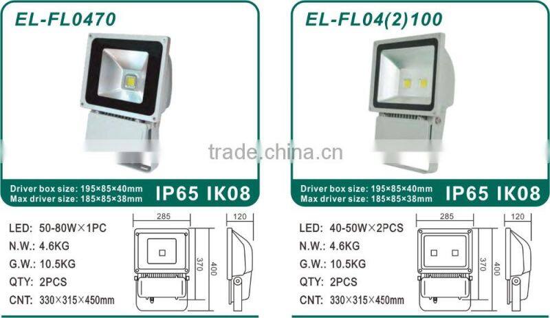 10W Everlite IP65 Aluminum Alloy small LED Outdoor Flood Light Housing/Casting/Die Cast