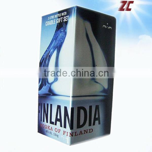 One Piece Foldable Cardboard Paper Box with PVC Window