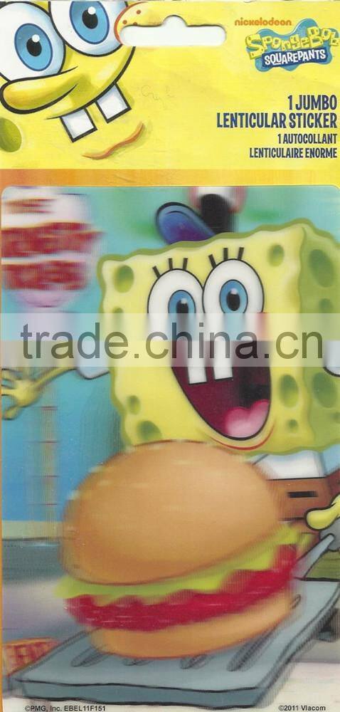 3D Lenticular Card/3d Plastic Card/3D Lenticular Plastic Sheet