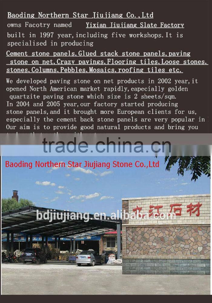 Rusty slate stone floor tiles