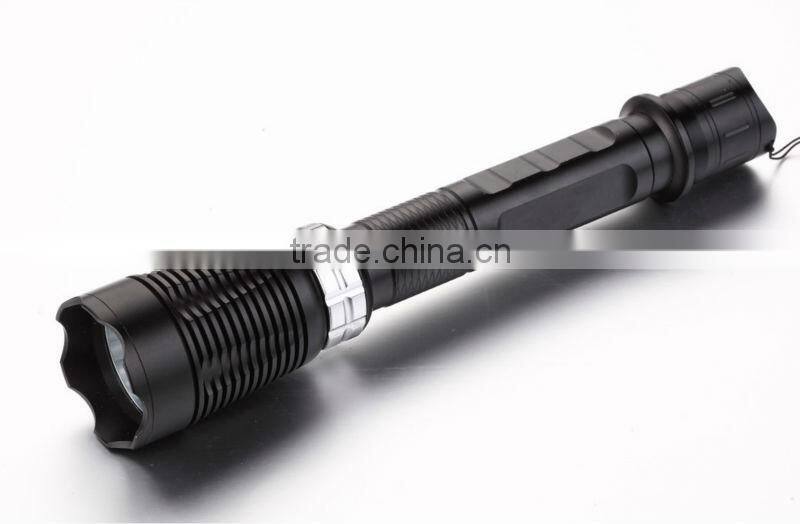 High Power T6 LED Aluminum Flashlight with Magnet Control
