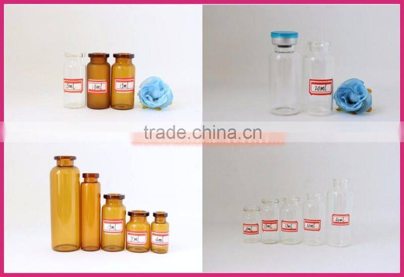 clear bayonet bottle with tear-off cover for penicillin vial