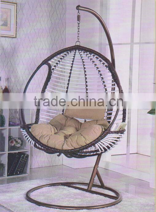 Rattan wicker patio swing chair hanging swing chair