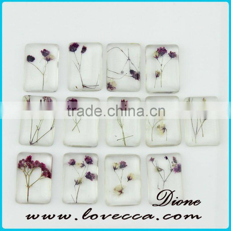 Europe and america market popular design hot jewelry resin flower necklace resin flower glass ball