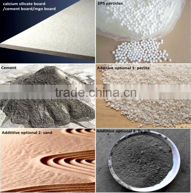 Forming machine making production line for EPS cement sandwich panel wall board with factory price