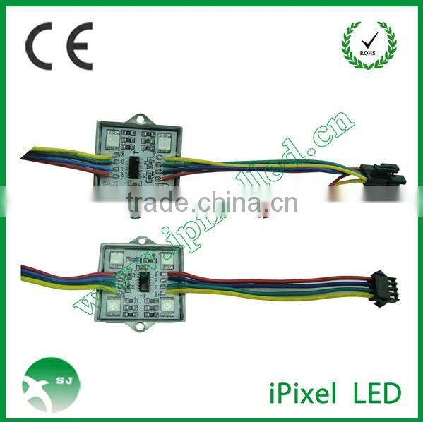 Discount ! Programmable decorative Shining dmx led light module 4leds ws2801