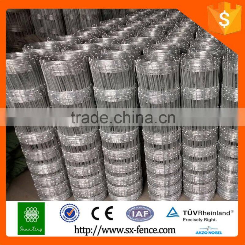 steel wire hot dipped galvanizing type hinged joint cattle fence