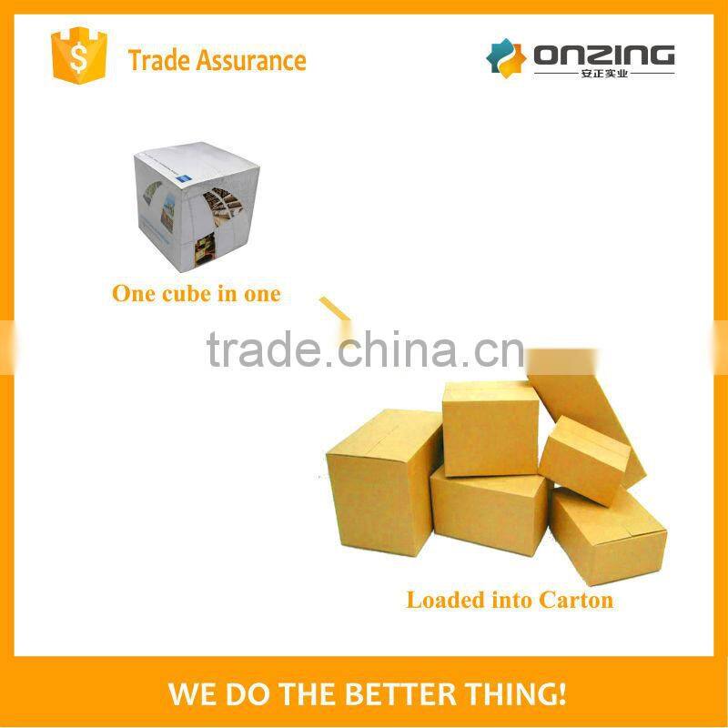 2015 Onzing paper block note memo cube with pen holder