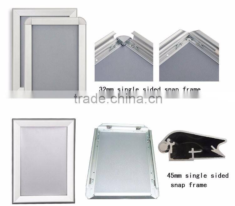 best selling 100% high quality aluminum extrusion snap frame