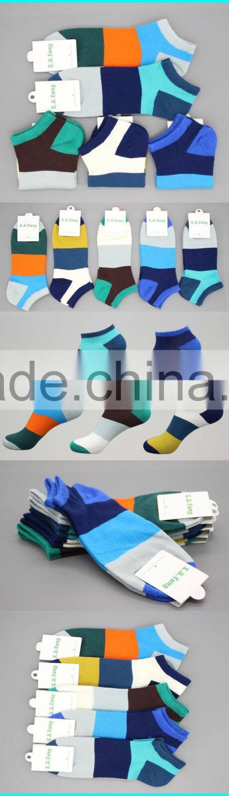 Leisure cotton youngth boat socks sports casual short tube