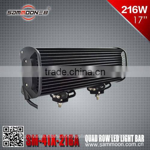 4 row led light bar off road quad row light bar 4x4 4wd roof top led light bar