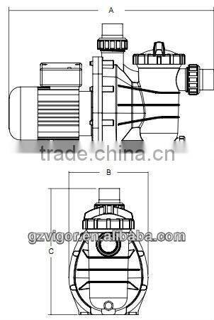 SS series high pressure Pump and Filter for swimming pool