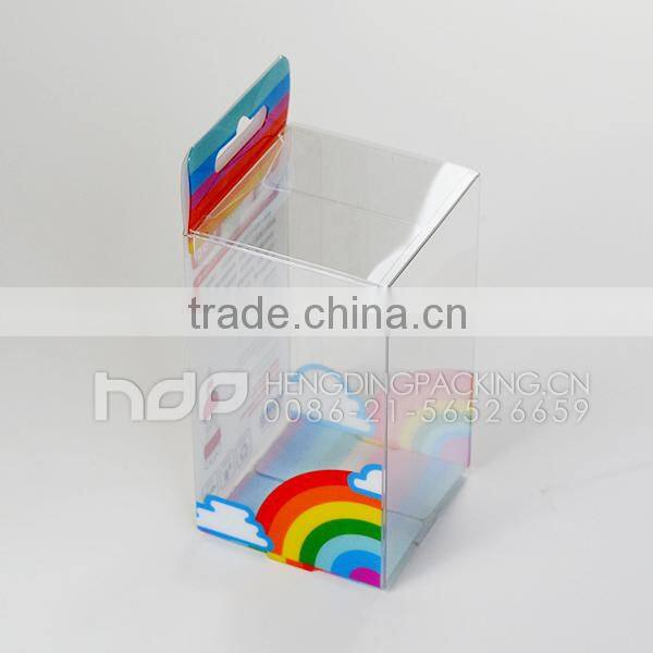 fashion clear Plastic Box for cosmetic packaging