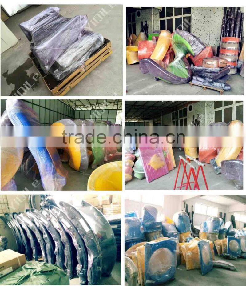 Attractive shape durable and safe plastic type used outdoor playground equipmenet for sale