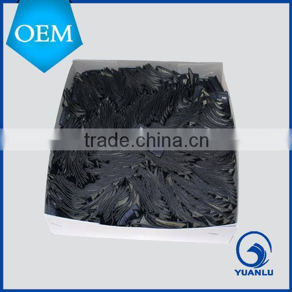 flower woven patch garment embroidery labels