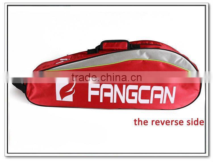 FANGCAN Double Compartment Racket Bags for 6 Pieces Capacity with Seperated Shoes Bag