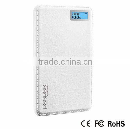 high real capacity usb power bank 20000mah wtth li-polymer battery cell