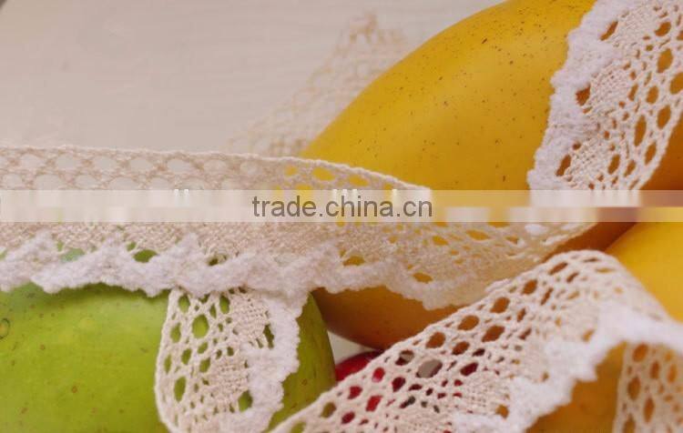 2.5cm white embroidery lace /cotton lace trim dots decoration wholesale 250203