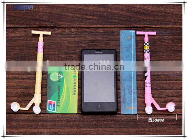 2015 novelty ballpoint pen cartoon scooter shape pen for kids