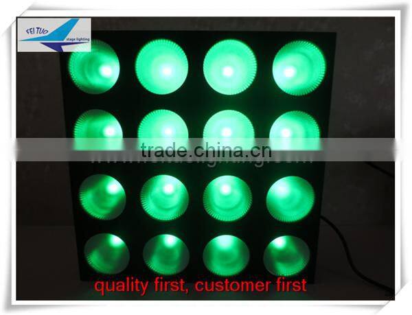 stage lighting equipment 16*30w 3in1 led matrix blinder light