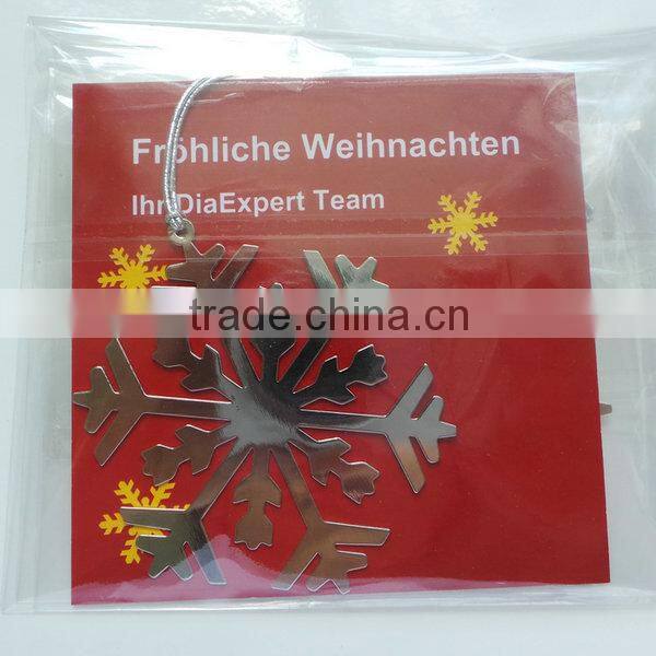 Bright Silver Snow Flower Metal Bookmark,Snow Flake Bookmarker ,Metal Book Clip