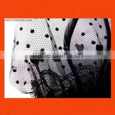 LACE ACRYLIC STONE AND FEATHER PARTY CORSAGE