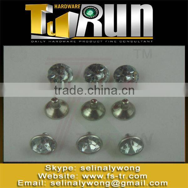 Hot Sell!! 2015 New Arrival colorfull rhinestone Metal Jeans rivet