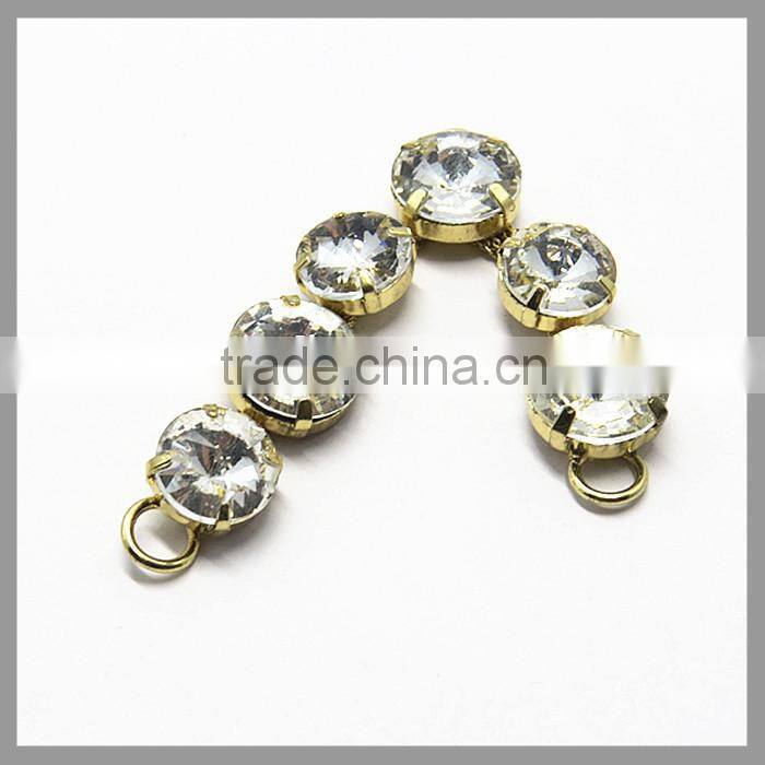 Sandals Accessories Large Rhinestone Shoe Buckles