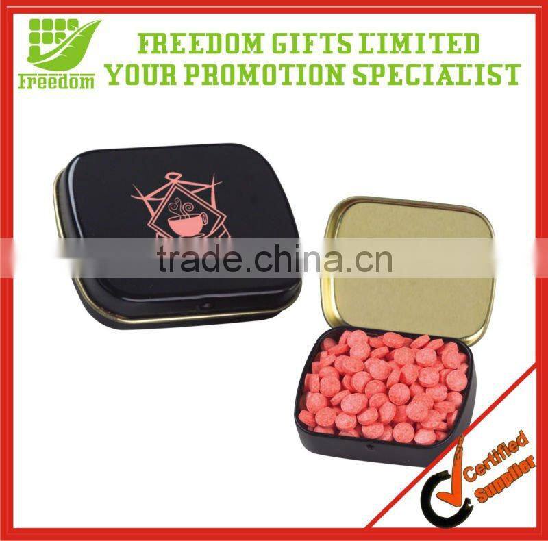 Advertising Sugar Free Mints In Tin