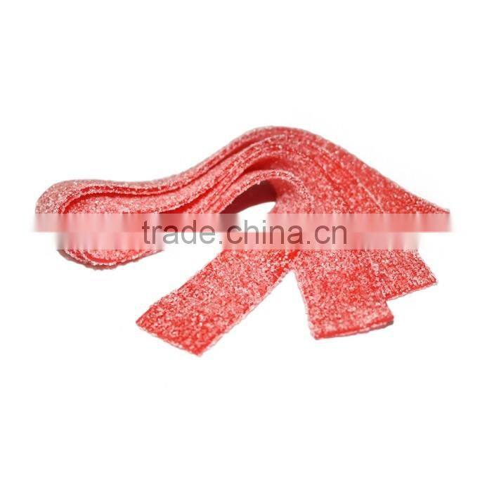 Blueberry Flavor Sour Belt Gummy Candy